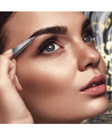 MILLY Pointed Tweezers - 100% German Steel for Ingrown Hair, Eyebrows, and Splinters - Hand-Filed Precision Tool for Facial Hair and Glass Removal - Buy Online on GoSupps.com