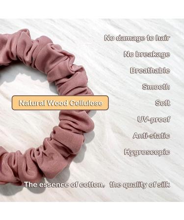 HettichSilk Ice Silk Hair Ties for Thick Hair - 9 pcs Beige | Ponytail Holders Coil Hair Ties | Softer than Silk Scrunchies - Buy Online on GoSupps.com