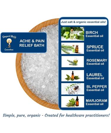 Organic Shepard Moon Pain Relief & Detox Bath Salts Set - 100% Pure Epsom Salt with Essential Oils - 48 oz Two-Pack - Buy Online on GoSupps.com