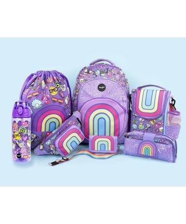 Fringoo Kids Water Bottle 600ml | Leakproof BPA-Free Straw Bottle | School, Nursery & Travel | Rainbow Smile Design - Buy Online on GoSupps.com