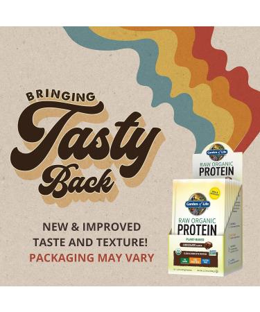 Garden of Life Raw Organic Protein Chocolate Powder - 10 Servings | Vegan & Non-GMO - Buy Online on GoSupps.com