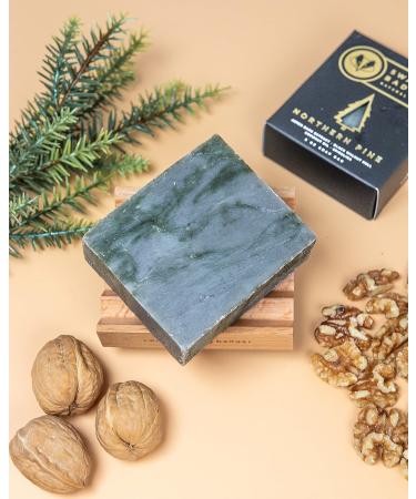 Swanky Badger Natural Soap Bar Northern Pine 3 Pack - Pure Essential Oils, Handmade Luxury Soap - Buy Online on GoSupps.com