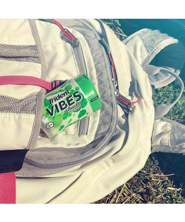 Trident Vibes Spearmint Rush Sugar Free Gum - 4 Bottles, 160 Pieces - Buy Online on GoSupps.com