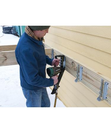 Hang Em Fast Easy Joist Hanging Tool - Hang Man Tool - 2x4 2x6 2x8 2x10 2x12 Metal Joist Hanger - Light Weight Durable Ergonomic Design - Buy Online on GoSupps.com