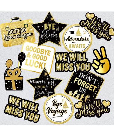 Farewell Party Supplies Kit - We Will Miss You Decorations, Going Away Banner - Perfect for Retirement, Job Change Celebrations - Buy Online on GoSupps.com