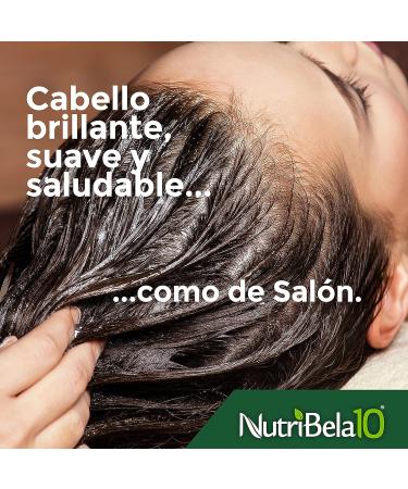 Nutribela Hair Mask: Restorative Treatment for Damaged Dry Hair with Avocado, Argan, Collagen, Coconut Oil, Keratin, Aloe Vera, Vitamin E, Shea Butter, Macadamia - Deep Conditioning for Curly Frizzy Hair - Buy Online on GoSupps.com