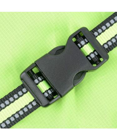 Ranphy Waterproof Hundersmantel for Medium & Large Dogs | Reflective Breathable Rain Jacket with Abdominal Protection | Ultra-Light Dachshund & Labrador Dog Coat - 5XL Green & Black - Buy Online on GoSupps.com