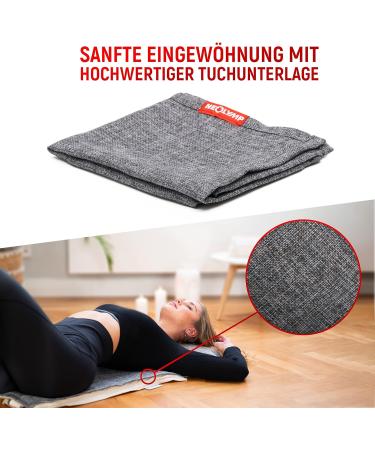 Neo-Olympus AkuPressurmatte & Pillow - Acupressure Massage Mat with 7 452 Pressure Points Coconut Fiber & Buckwheat Filling Video Instructions | International Shipping Available - Buy Online on GoSupps.com