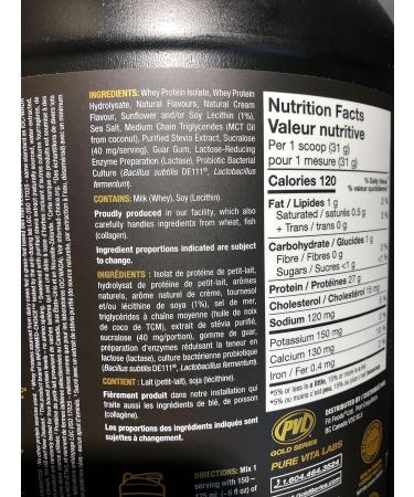 PVL ISOGOLD Grass Fed - Premium Isolate 100% Whey Protein Shake (900 g (pack of 1) Peanut Butter Chocolate Smash) Peanut Butter Chocolate Smash 900 g (Pack of 1) - Buy Online on GoSupps.com