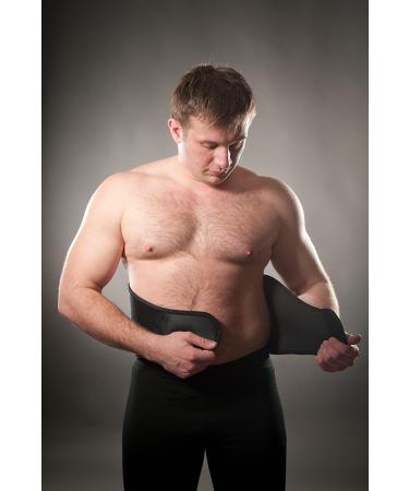LOREY High-Quality Neoprene Back Bandage | XXL Black Back Support for Superior Comfort & Pain Relief - International Shipping Available - Buy Online on GoSupps.com