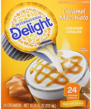 International Delight Caramel Macchiato 24-Count Creamer Singles (Pack of 3) by International Delight