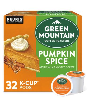 Green Mountain Coffee Roasters Seasonal Selections Pumpkin Spice, Keurig Single-Serve K-Cup Pods, Light Roast Cofee, 32 Count Pumpkin Spice 32 Count (Pack of 1)
