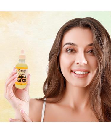Organic Kukui Nut Oil Moisturizer - Hydrate & Nourish Skin Naturally | 2 oz Pure Hawaiian Candlenut Oil for Radiant Glow - Buy Online on GoSupps.com