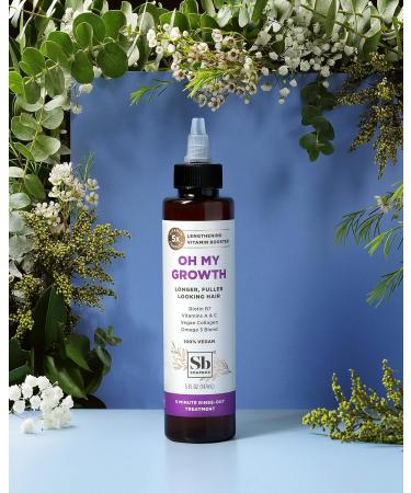 Soapbox Oh My Growth Lengthening Vitamin Booster Treatment - Biotin Vegan Collagen & Vitamins A & C 5oz | Vegan & Cruelty-Free Hair Growth Solution for All Hair Types - Buy Online on GoSupps.com