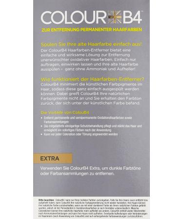Colourb4 Hair Colour Remover Extra - Effectively Remove Dark Colors & Build-up - 1 Pack | International Shipping Available - Buy Online on GoSupps.com