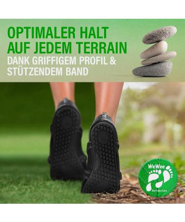 Buy WEWEE Barefoot Shoes for Women Gr. 35-43 - Feather-Light Flexible & Supportive Outdoor Footwear in Black (EU 40/41) - Perfect for Free Feet - Buy Online on GoSupps.com