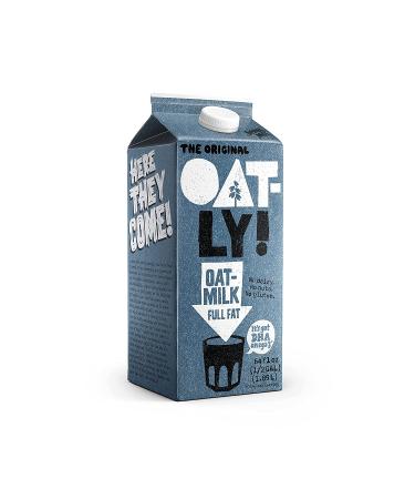 Oatly Full Fat Oat Milk 64oz: Rich & Creamy Dairy-Free Alternative - Buy Online on GoSupps.com