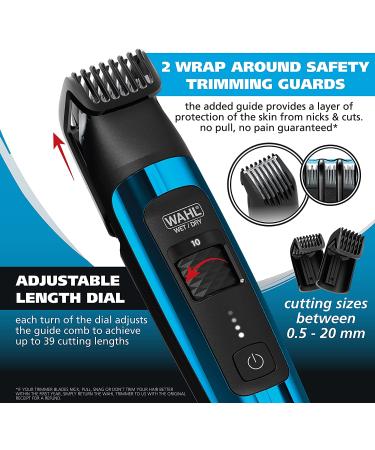 Wahl Manscaper Deluxe Hair Trimmer & Shaver for Total Body Grooming - Safe-Touch Stainless Steel Blades - Buy Online on GoSupps.com