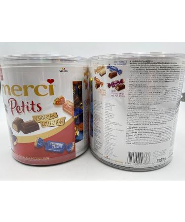  Storck Storck Merci Petits Chocolate Collection I 2 x 1000g I Round Boxes I Individually Wrapped Chocolate Specialty Mix I Finest Pralines I 2kg Large Pack - Buy Online on GoSupps.com