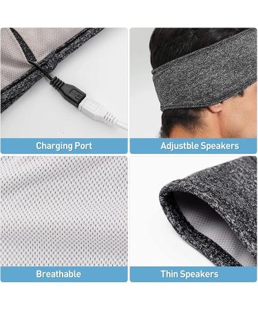 Perytong Sports Headband - Grey | Sweat Wicking Athletic Hairband - Buy Online on GoSupps.com