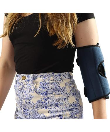 Premium Adult Elbow Stabilizer Support Brace - Cubital Tunnel Splint for Sleeping - Ulnar Nerve & Tennis Elbow Relief - Small/Medium (Pack of 1) - Buy Online on GoSupps.com