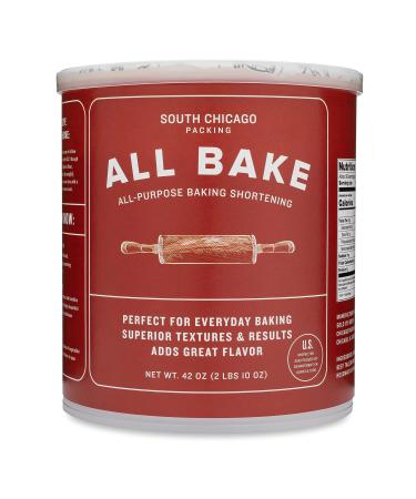 South Chicago Packing ALL BAKE All Natural Shortening, 42 Ounces, Specialty Baking Shortening