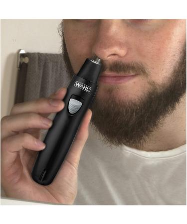 Wahl Micro Groomsman Personal Pen Trimmer - Hygienic Grooming Tool with Interchangeable Heads for Eyebrows, Neckline, Nose, Ears - Model 3023284 - Buy Online on GoSupps.com