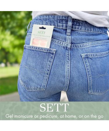  SETT NAILS SETT Gel Nail Polish No UV Lamp Required Manicure: Cloudy Pink Lemonade - Buy Online on GoSupps.com