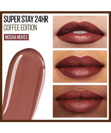 Maybelline SuperStay 24H 2-Step Liquid Lipstick Coffee Edition | Mocha Moves 340 - 1 Count - Buy Online on GoSupps.com