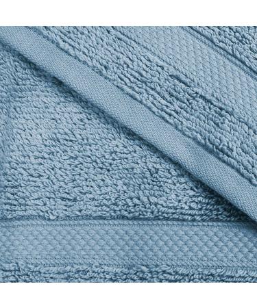 TRIDENT 650 GSM Cotton Modal Blend Bath Towels - Super Absorbent & Soft (2 Pack, Blue Dusk) - Buy Online on GoSupps.com