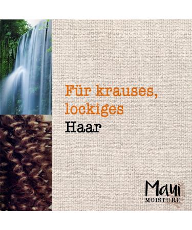 Maui Moisture Curl Care Hair Mask - Coconut Oil & Papaya Extract | Moisturizing Curl Smoothie for Curly Hair (400ml) - Buy Online on GoSupps.com