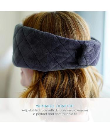 Pure Enrichment Wave Sound Therapy Eye Mask - Rechargeable Bluetooth Speakers, Light Blocking Design, Micromink Fabric, 3 White Noise Sounds - Ideal for Travel - Buy Online on GoSupps.com