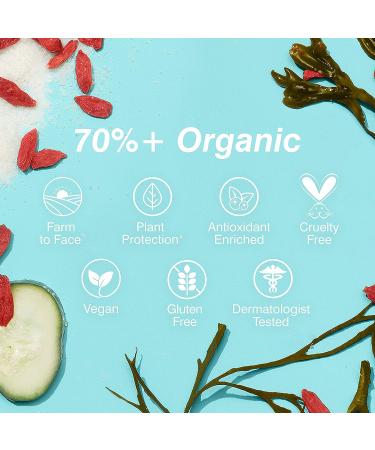 Coola Organic Vital Rush Skin Renewal Serum - Dermatologist Tested - Vitamin C & Hyaluronic Acid - 1 Fl Oz - Buy Online on GoSupps.com