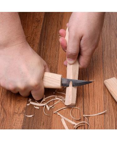 Gaxcoo Whittling Knife Wood Carving Tools Kit for Beginners - 4 Piece Set for Kids and Adults - Spoon, Clay, Fruit, Hook Knife with Curved Blade - Buy Online on GoSupps.com