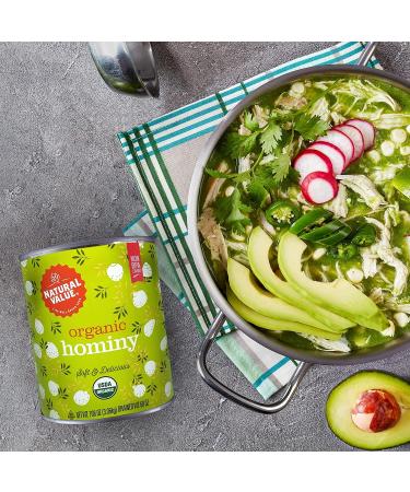 Natural Value Organic Hominy 108 Oz - Buy the Best Quality Hominy Online - Buy Online on GoSupps.com