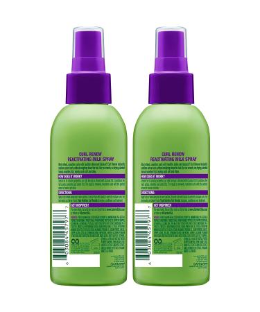 Garnier Fructis Style Curl Renew Reactivating Milk Spray 5 oz - Pack of 2 | Curly Hair Care - Buy Online on GoSupps.com
