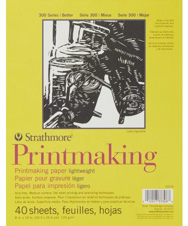 Strathmore Printmaking Paper Pad 8x10 20 Sheets
