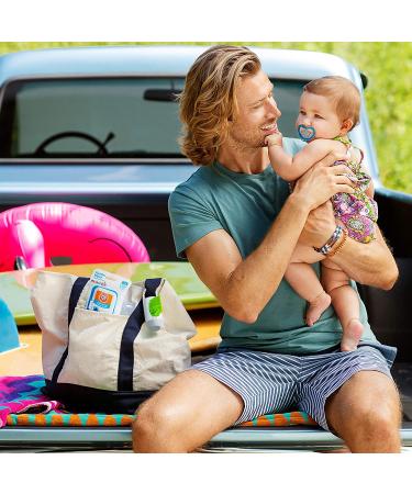 Munchkin Arm & Hammer Diaper Bag Dispenser & Bags - Purple | Odor-Neutralizing Disposable Bags - Buy Online on GoSupps.com
