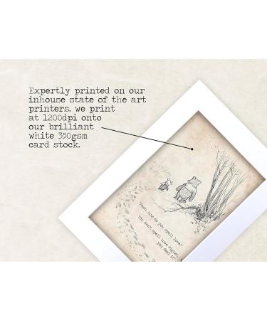 HWC Trading Winnie the Pooh Set of 3 A4 Nursery Prints - Unframed Baby Shower and New Born Bedroom Decor - Buy Online on GoSupps.com