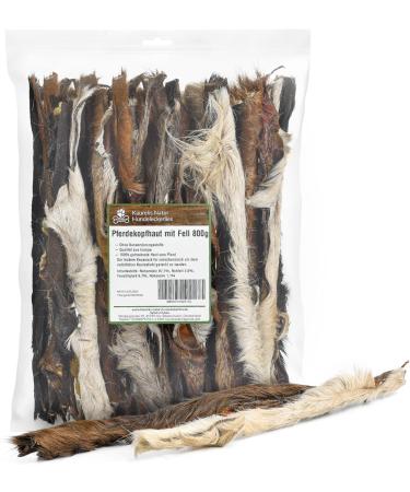 Kaureks Natural Dog Treats - Horse Scalp Fur Sticks 800g | Dental Care for Dogs | Long-lasting Chew like Horse Bones - Buy Online on GoSupps.com