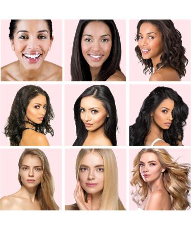 HAIROIC 1-Inch 2-in-1 Ceramic Straightener & Curler - Auto Shut Off Dual Voltage Travel Flat Iron Frizz Ease (White Marble - Buy Online on GoSupps.com