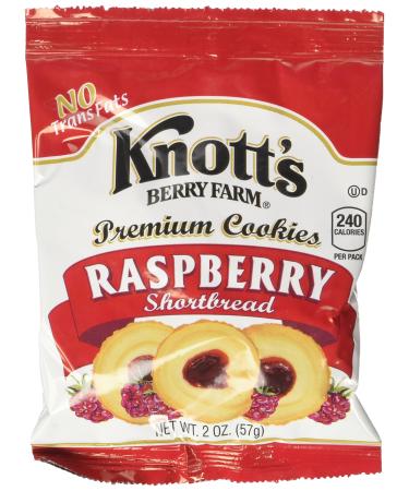 Knott's Berry Farm Raspberry Shortbread -36/2oz Raspberry 2 Ounce (Pack of 36)