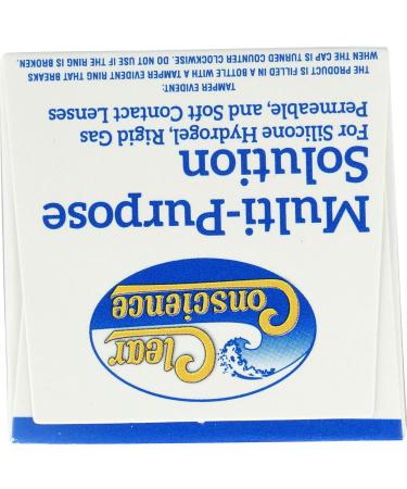 Cruelty-Free Multi-Purpose Contact Lens Solution - Travel Size 3 Fl Oz Mild Cleansing & Conditioning Solution for Contact Lenses by Clear Conscience - Buy Online on GoSupps.com