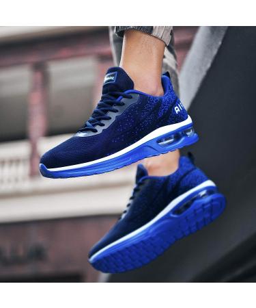 Autper Mens Air Athletic Running Tennis Shoes Lightweight - Navy (Size: 9.5) | Sport Gym Sneakers - Buy Online on GoSupps.com