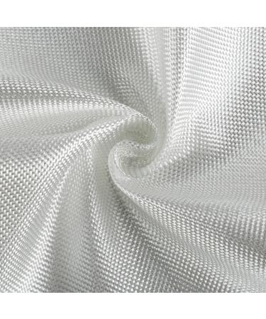 XFCNOI. 4OZ Fiberglass Cloth Plain Weave Fireproof and Waterproof 135g Per Square Meter Boat Fiberglass High Temperature 1pc
