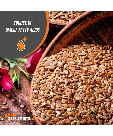 Flaxseed Extract Powder - Vegan Omega 3 Supplement - Ground Flaxseed Powder - 100g (3.5 oz) - Pack of 1 - Buy Online on GoSupps.com