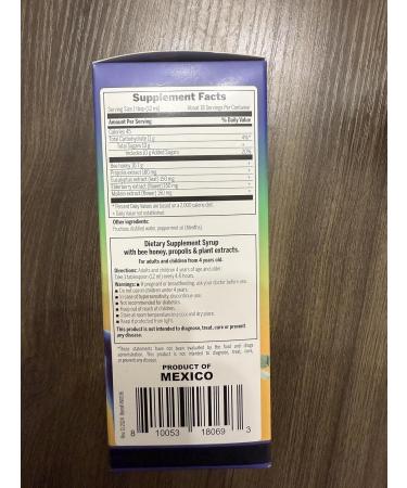 Histiacil NAT Honey Syrup Natural Cough & Sore Throat Relief with Honey Propolis Eucalyptus Elderberry & Mint Immune Support 7.44 fl oz for Adults & Kids Ages 4+ - Buy Online on GoSupps.com