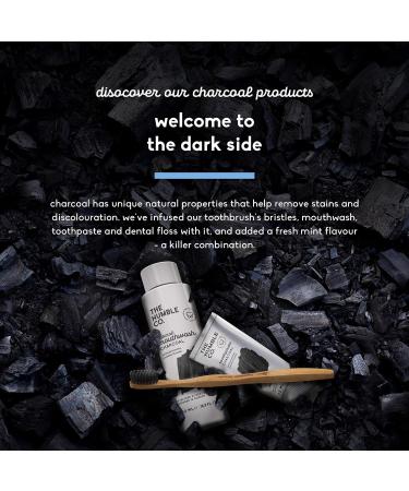 Humble Co. Plant-Based Charcoal Floss Picks - Vegan & Eco-Friendly Oral Care, Dentist Approved, Removes Plaque - 50 Count - Buy Online on GoSupps.com