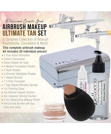 Belloccio Airbrush Makeup & Tanning System - TAN Foundation & Blush Set for Flawless Skin - Buy Online on GoSupps.com
