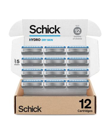 Schick Hydro Sense Hydrate Mens Razor Blade Refill With Skin Guards Includes 12 Razor Blades Refills